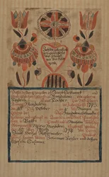 Pa tysk födelseattest, c. 1936.