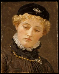 Ellen Terry som Portia i "The Merchant of Venice", c.1885