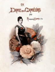 Kameliadamen - Alexandre Dumas den yngre. Illustration av Albert Lynch