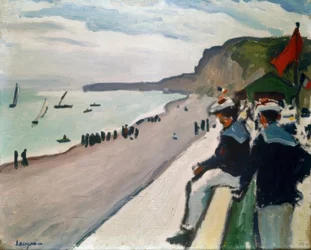 På stranden i Fécamp