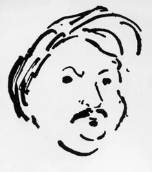Honore de Balzac (litho)