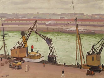 Hamnen i Boulogne-sur-Mer