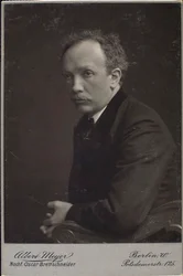 Richard Strauss, tysk kompositör, sent 1800-tal eller tidigt 1900-tal.