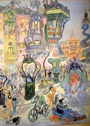 En gata i modern stil