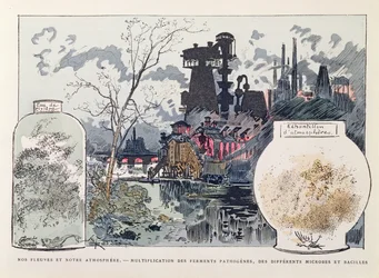 Industrial Pollution, illustration från 
