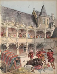 Vildsvinet av Amboise, illustration från 