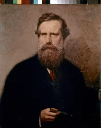 Porträtt av Sir William Crookes