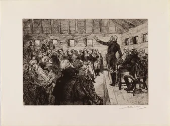 Washington förhindrar en militärdiktatur (ur portföljen "The Bicentennial Pageant of George Washington")