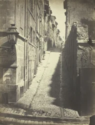 Rue des Grands Carmes, Utsikt från Rue Ste. Martha, 1862.
