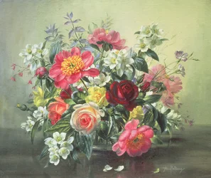 AB311 Blommor i romantisk juni
