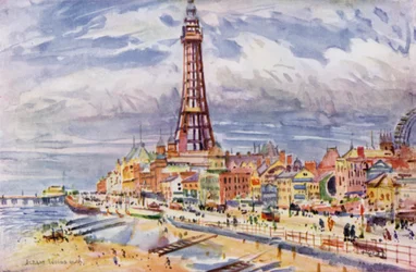 Blackpool (färg litho)