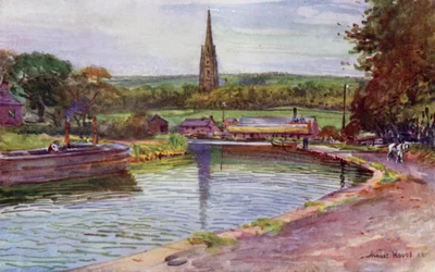 Parbold (färg litho)
