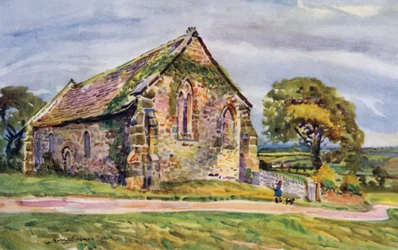 St Frälsarens kapell, Stidd (färg litho)