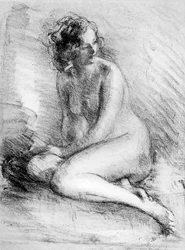 Nakenstudie, 1913.