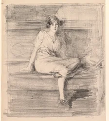 Untitled Young Lady Seated, 1914.