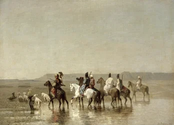 En falkjakt, 1862