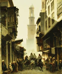 Gatubild i Damaskus, 1861