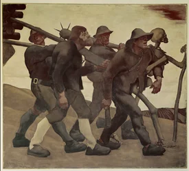 Danse Macabre från 1809 (olja på duk)