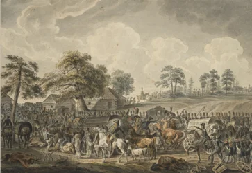 Den franska armén korsade floden Daugava den 24 juli 1812, mitten av 1820-talet