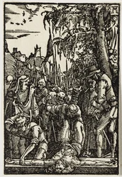 Kristus spikad på korset, ca. 1513.