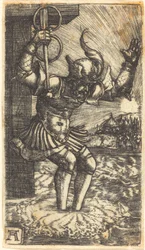 Horatio Cocles hoppar in i floden Tibern