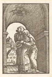 Joachim omfamnar Anna