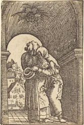 Joachim omfamnar Anna