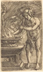 Mucius Scaevola bränner sin hand