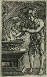 Mucius Scaevola Bränner sin hand