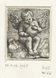 Putto med en boll