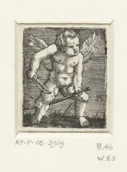 Putto med en hobbyhäst