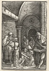 Människans fall och återlösning: Kristus disputerar med läkarna, ca. 1515.
