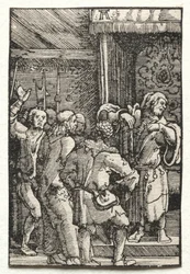Människans fall och återlösning: Kristus före Kaifas, ca. 1515.