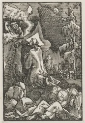 Människans fall och återlösning: Kristus på Oljeberget, ca. 1515.