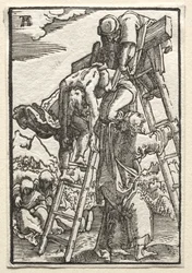 Människans fall och återlösning: Nedstigning från korset, ca. 1515.