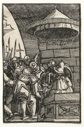 Människans fall och återlösning: Pilatus tvättar sina händer, ca. 1515.