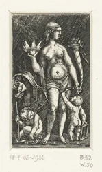 Venus med två putti