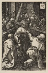 Kristus bär korset, från The Passion, 1512.