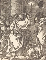 Kristus utvisar penninglångarna från templet, troligen ca. 15091510.
