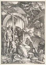 Kristus i limbo, från The Large Passion, upplaga 1511.n.d.