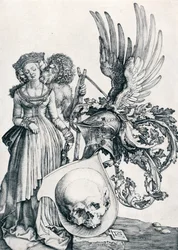 Vapensköld med dödskalle, 1503 1906