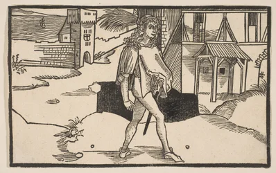 Eunuchus, från The Comedie of Terence, 1800-talets nytryck.n.d.