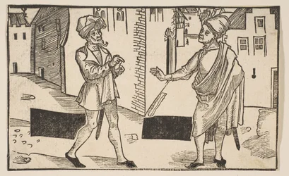 Hecyra, från The Comedie of Terence, 1800-talets nytryck.n.d.