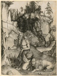 Den helige Hieronymus i öknen