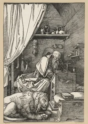 Den helige Hieronymus i sin cell