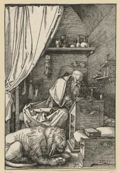 Sankt Hieronymus i sin cell