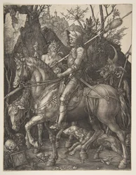 Riddare, döden och djävulen, 1513.