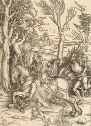 Riddare och Lansquenet, c1497.