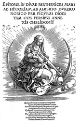 Madonna som ammande moder och gudomlig varelse, 1511, 1936