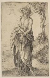 Man av sorger med händerna bundna, 1512.
